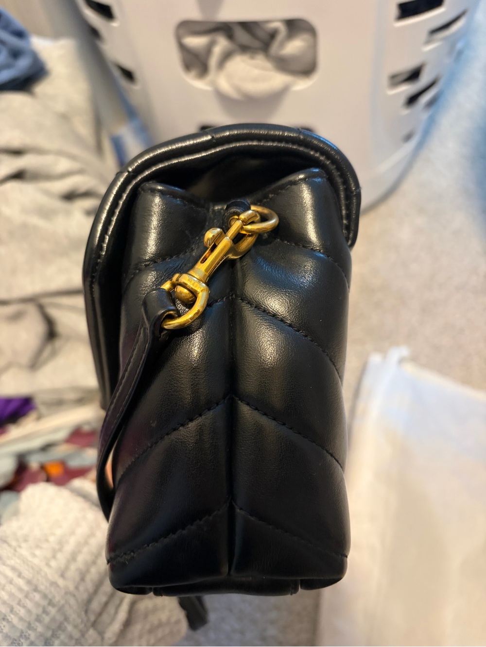 YSL Black Toy Lou Lou Bag - Picture 9 of 11